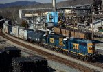 CSX local L206 heading east back to home base, Sandy Hook Yard in Lynchburg.